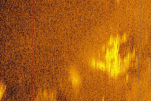 A deep-sea exploration company has captured a sonar image of an anomaly on the ocean floor that resembles an aircraft. The team believes the aircraft could be Amelia Earhart's Lockheed 10-E Electra that went missing nearly 87 years ago.
Mandatory Credit:	Deep Sea Vision/PR Newswire