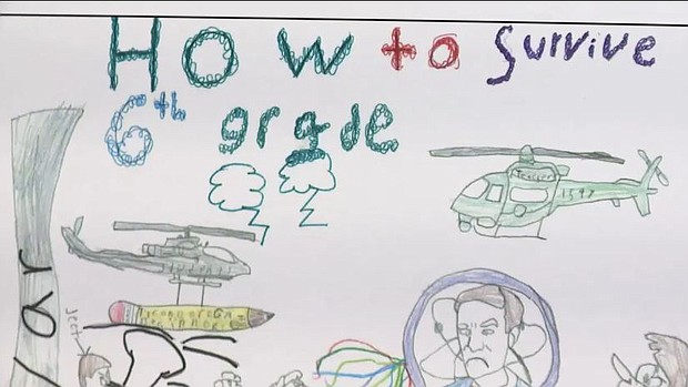 Knowing what to expect heading into a new school can be very helpful for young children. So, a group of Swain County Middle School students have compiled a survival guide.
Mandatory Credit:	WLOS