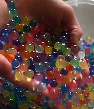 Water beads are often sold as toys. But the U.S. Consumer Products Safety Commission said children who have swallowed water beads can suffer suffer severe consequences, including internal injuries, lifelong health impacts and death.
Mandatory Credit:	WANF