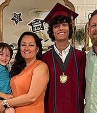 South Carolina State Rep. Brandon Guffey is shown with his wife, Melissa, and their sons, Gavin, 17, Coen, 16, and Callahan, 4.
Mandatory Credit:	Courtesy of Brandon Guffey
