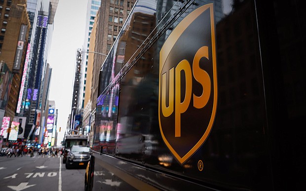 A UPS truck is parked on a street in Midtown Manhattan on August 07, 2023 in New York City.
Mandatory Credit:	Kena Betancur/VIEWpress/Getty Images