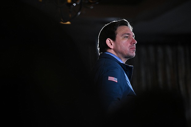 Judge dismisses Disney’s lawsuit against Florida Gov. Ron DeSantis seen here Florida Governor Ron DeSantis makes a campaign stop at LaBelle Winery on January 17 in Derry, New Hampshire.
Mandatory Credit:	Matt McClain/The Washington Post/Getty Images