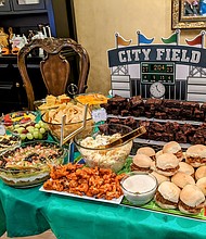 Amy Larson's Super bowl spread last year.
Mandatory Credit:	Amy Larson