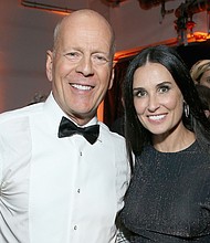 Bruce Willis and Demi Moore attend the after party for the "Comedy Central Roast of Bruce Willis" in 2018.
Mandatory Credit:	Phil Faraone/Getty Images