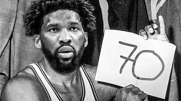 Erasing Wilt Chamberlain’s name from any record book is a rare feat, but Joel Embiid has done it.