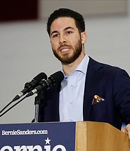 Abdullah Hammoud of Dearborn speaks during a campaign rally on Saturday, March 7, 2020.
Mandatory Credit:	Paul Sancya/AP