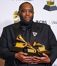 Killer Mike at the 2024 Grammy Awards in Los Angeles on February 4.
Mandatory Credit:	David Swanson/Reuters