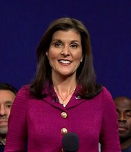 Nikki Haley on "Saturday Night Live."
Mandatory Credit:	NBC