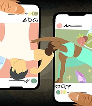 A subsection of wellness influencers have long been drawn to conspiracy theories. Where once they focused their energy on pandemic misinformation, some are now latching onto climate change.
Mandatory Credit:	Illustration by Leah Abucayan/CNN