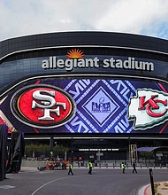 Allegiant Stadium in Las Vegas is hosting this year's Super Bowl on January 11.
Mandatory Credit:	Ethan Miller/Getty Images