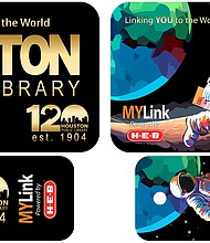 Houston Public Library's 120th Limited-Edition Cards