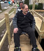 A group of childhood friends came together to build a ramp for their friend who returned home after spending over six months in the hospital.
Mandatory Credit:	WKBW