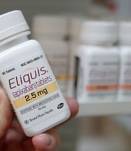 Eliquis costs nearly eight times more in the US than in Canada.
Mandatory Credit:	George Frey/Reuters/File