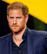 Prince Harry, pictured here in Germany last September, returned to Britain on Tuesday.
Mandatory Credit:	Shutterstock
