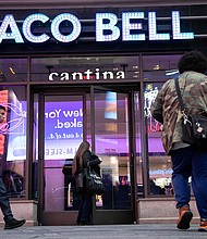 A Taco Bell restaurant in New York.
Mandatory Credit:	Michael Nagle/Bloomberg/Getty Images