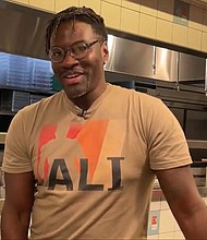 While 49er fans in the Bay Area will be cheering for the red and gold, it's not that simple for one Napa chef.