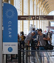 Clear lets you skip to the front of the TSA line for about $189 a year.
Mandatory Credit:	Getty Images