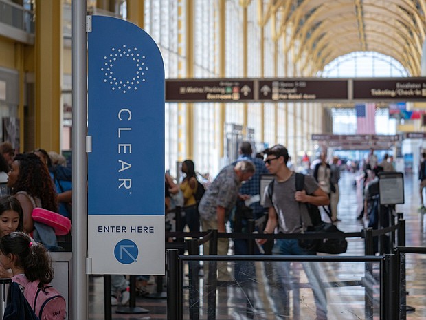 Clear lets you skip to the front of the TSA line for about $189 a year.
Mandatory Credit:	Getty Images