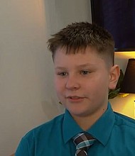 A 12-year-old boy in central Massachusetts is on a mission to make sure every child has a happy Easter by making baskets for kids living in shelters.
Mandatory Credit:	WBZ