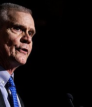 Montana Rep. Matt Rosendale speaks during a news conference in Washington, DC, in January 2024.
Mandatory Credit:	Samuel Corum/Getty Images