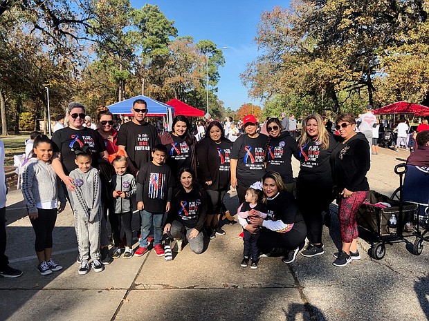 Walkers from the 2019 Houston Walk for 1 in 100 event (photo credit: Adult Congenital Heart Association)