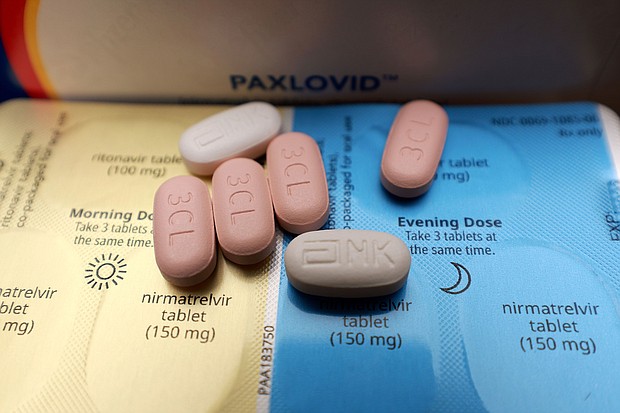 The antiviral medication Paxlovid can reduce the length and severity of Covid-19.
Mandatory Credit:	Joe Raedle/Getty Images