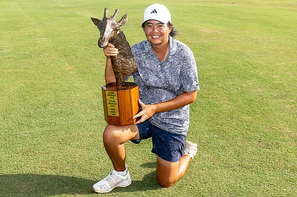 It was quite literally neck and neck at the Magical Kenya Ladies Open before teenager Shannon Tan wrote her name …