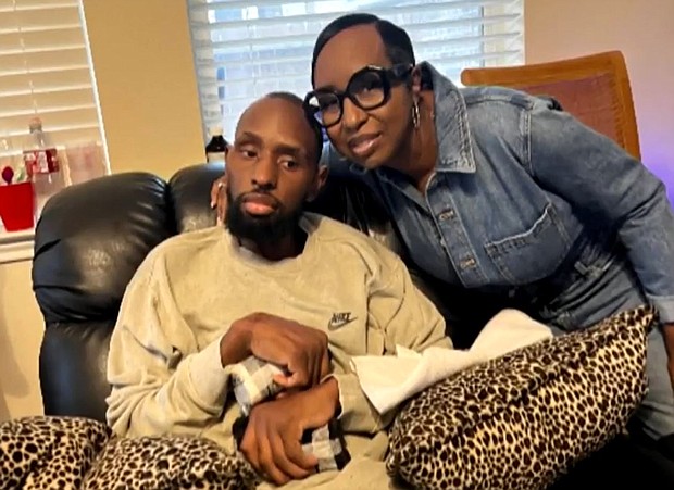 A hit-and-run crash left army national guardsman, Jahmaar Williams, fighting for his life. Now, one year later, his mom,  Eleska Moore, feels alone in her ongoing battle to care for him.
Mandatory Credit:	Eleska Moore