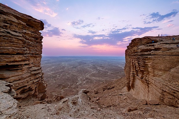 This spectacular viewpoint in the Tuwaiq Mountains is known as the “Edge of the World.”
Mandatory Credit:	Abbasi/Moment Open/Getty Images
