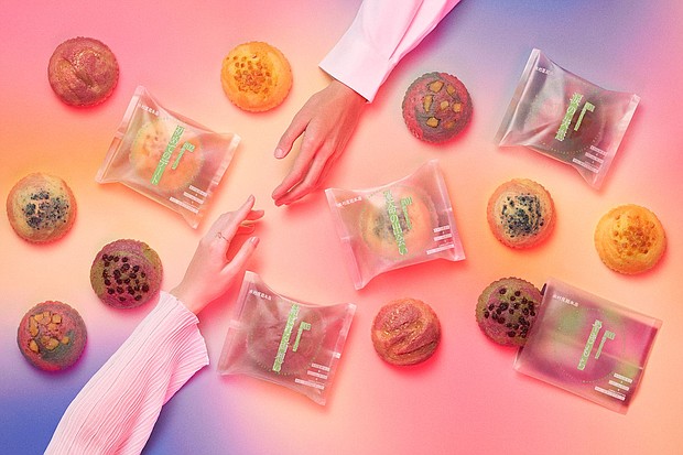 The full range of five "love breads."
Mandatory Credit:	Courtesy NEC