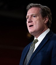 Rep. Mike Turner speaks during the House GOP news conference on December 14, 2022.
Mandatory Credit:	(Bill Clark/CQ-Roll Call, Inc/Getty Images)