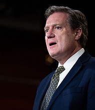 Rep. Mike Turner speaks during the House GOP news conference on December 14, 2022.
Mandatory Credit:	(Bill Clark/CQ-Roll Call, Inc/Getty Images)