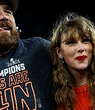 The speculation among fans over whether Travis Kelce and Taylor Swift will get engaged is reaching fever pitch.
Mandatory Credit:	Getty Images