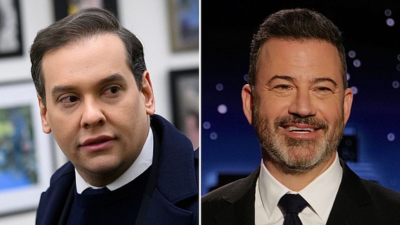 Former Representative George Santos sued late night host Jimmy Kimmel for “deceiving” him into creating Cameo videos and then improperly …