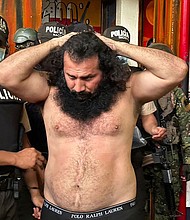 José Adolfo Macías is one of Ecuador’s most notorious gangsters and is the only founding member of the Los Choneros gang who is still alive.
Mandatory Credit:	Ecuadorean Armed Forces/AFP/Getty Images