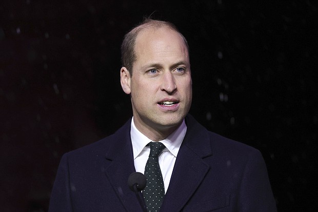 Prince William, pictured in Boston, Massachusetts, on November 30, 2022, has said he would like to see an "end to the fighting" in Gaza "as soon as possible."
Mandatory Credit:	Chris Jackson/Getty Images