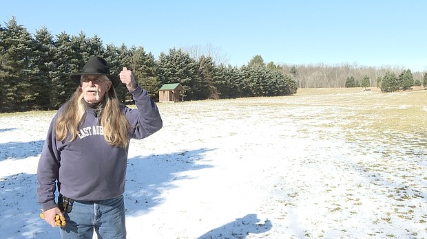 With hotels and short-term rentals filling up, Wilson Curry in the Town of Aurora has created his own total solar eclipse watch party location at his house for 100-200 people.
Mandatory Credit:	WKBW via CNN Newsource