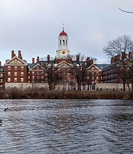 Harvard University and its interim president have condemned an anti-Semitic cartoon circulated by three campus groups, prompting them to remove the image from social media and apologize for it.
Mandatory Credit:	Erica Denhoff/Icon Sportswire/Getty Images via CNN Newsource