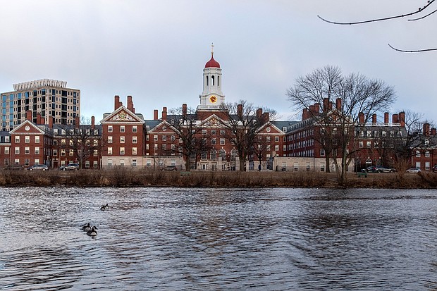 Harvard University and its interim president have condemned an anti-Semitic cartoon circulated by three campus groups, prompting them to remove the image from social media and apologize for it.
Mandatory Credit:	Erica Denhoff/Icon Sportswire/Getty Images via CNN Newsource