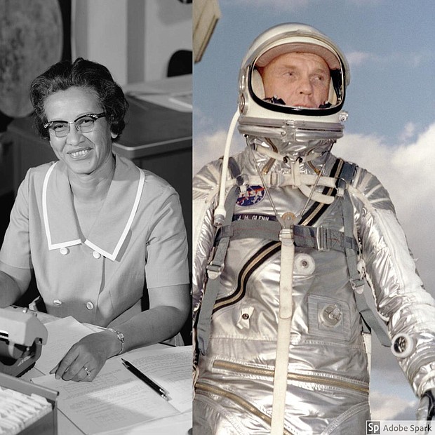Katherine Johnson and John Glenn