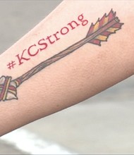 People are showing unique ways of honoring the victims of the Chiefs rally shooting, including one Kansas City native who has made the phrase "KC Strong" a permanent fixture in her life.
Mandatory Credit:	KSHB via CNN Newsource