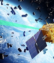 Space debris is becoming a major problem, with thousands of more satellites on track to launch through the end of this decade. Some companies and agencies are starting to test ways to clean it up.
Mandatory Credit:	CNN/Adobe Stock via CNN Newsource