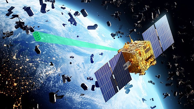 Space debris is becoming a major problem, with thousands of more satellites on track to launch through the end of this decade. Some companies and agencies are starting to test ways to clean it up.
Mandatory Credit:	CNN/Adobe Stock via CNN Newsource