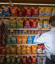 A potential agreement to fund WIC benefits could limit the choices of food stamp recipients.
Mandatory Credit:	Ash Ponders/Bloomberg/Getty Images via CNN Newsource