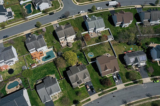 Homes in Centreville, Maryland, US, on Tuesday, April 4, 2023.
Mandatory Credit:	Nathan Howard/Bloomberg/Getty Images via CNN Newsource