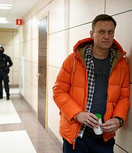 Lyudmila Navalnaya, Navalny’s mother, said that investigators had threatened to let her son’s body “decompose” unless she agreed to their demand that he be buried in secret.
Mandatory Credit:	Dimitar Dilkoff/AFP/AFP via Getty Images via CNN Newsource