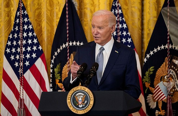 US President Joe Biden delivers remarks to US governors attending the National Governors Association winter meeting in the East Room of the White House in Washington, DC, on February 23.
Mandatory Credit:	Elizabeth Frantz/Reuters via CNN Newsource
