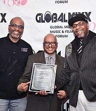 Brian Gorman, Carrico Kingdom Sanders and Darrell Artistic Roberts created the
Chicago Hip Hop Museum to showcase the contributions Chicagoans made to Hip
Hop culture. PHOTO PROVIDED BY KINGDOM SANDERS.