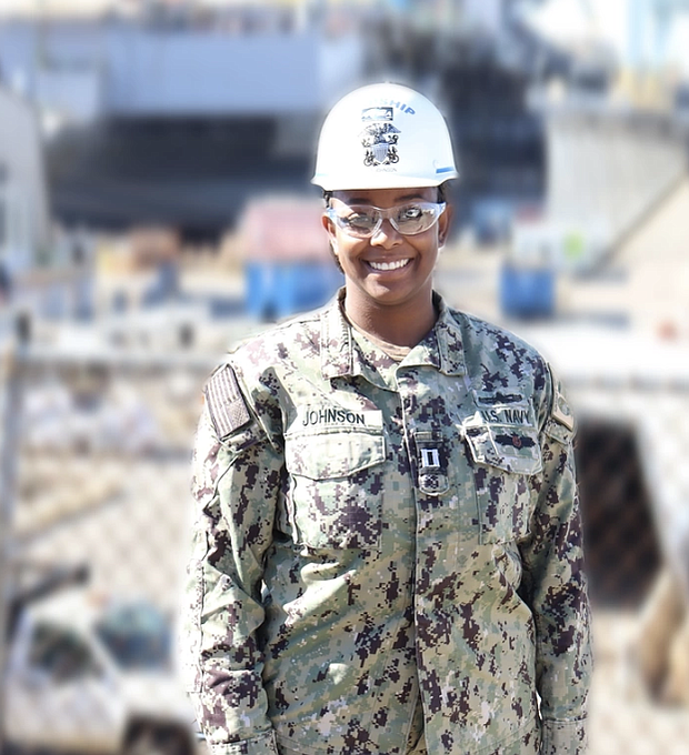 Lieutenant Latriva (Triv) Johnson/Photo By Telly Myles | LT Johnson accepted into the Navy Recruiting Command's Junior Officer Diversity Outreach Program see less | View Image Page