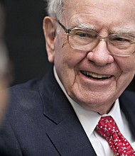 Warren Buffett, chairman and chief executive officer of Berkshire Hathaway.
Mandatory Credit:	Daniel Acker/Bloomberg/Getty Images via CNN Newsourc